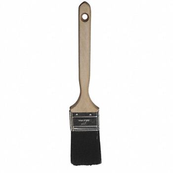 MICHIGAN BRUSH Paint Brush 2 Flat Sash PET/Nylon Soft, 39AR69