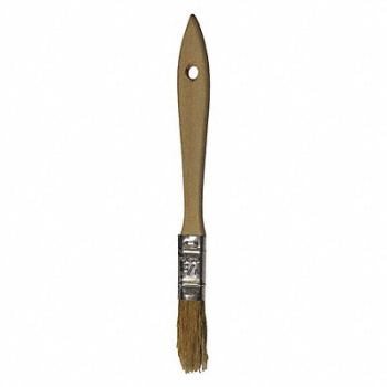 MICHIGAN BRUSH Paint Brush 1/2 in Flat Sash Nylon Soft, 39AR70