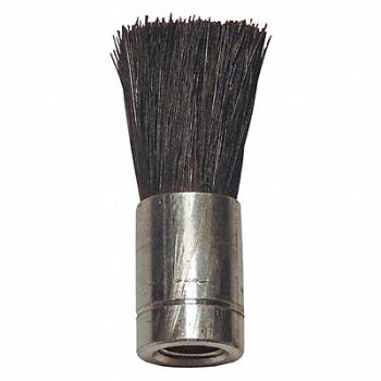 MICHIGAN BRUSH Paint Brush 5/8 in Flat Sash Horse Hair, 39AR78