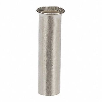 PANDUIT Ferrule Tin Copper 14 AWG PK1000, 39AX43