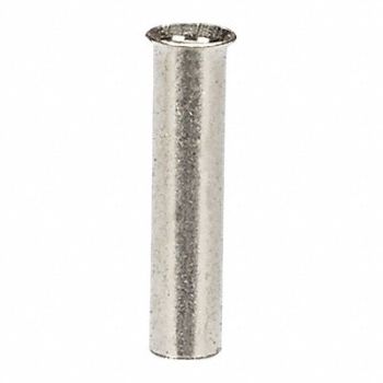 PANDUIT Ferrule Tin Copper 14 AWG PK1000, 39AX44