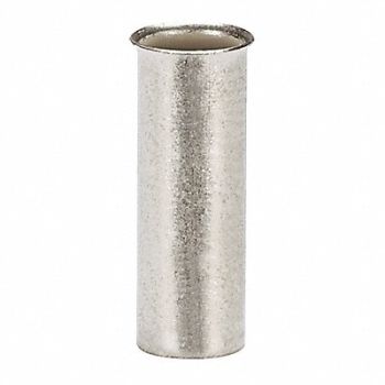 PANDUIT Ferrule Tin Copper 8 AWG PK500, 39AX48