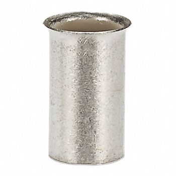 PANDUIT Ferrule Tin Copper 6 AWG PK250, 39AX49