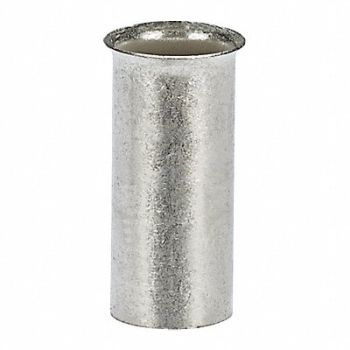 PANDUIT Ferrule Tin Copper 6 AWG PK250, 39AX50