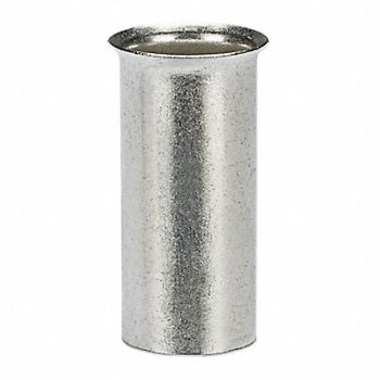 PANDUIT Ferrule Tin Copper 4 AWG PK100, 39AX51