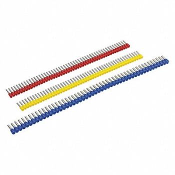 PANDUIT Ferrule Tin Copper 18 AWG PK500, 39AX68