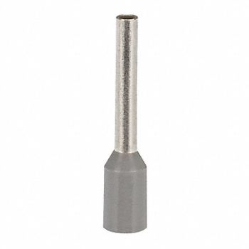 PANDUIT Ferrule Tin Copper 18 AWG PK500, 39AX62