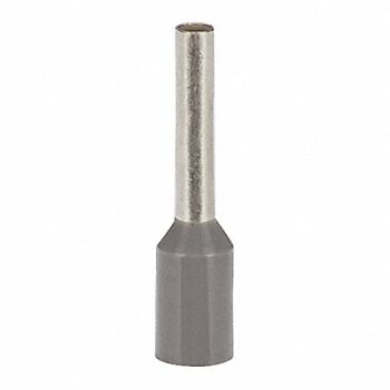 PANDUIT Ferrule Tin Copper 18 AWG PK500, 39AX63