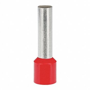 PANDUIT Ferrule Tin Copper 8 AWG PK100, 39AX86