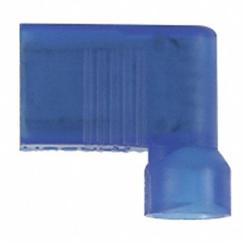 PANDUIT Fem Flag Disc Tin Brass Nylon PK50, 39AY62