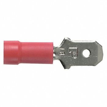 PANDUIT Male Disconnect Vinyl 0.98 in PK100, 39AY80