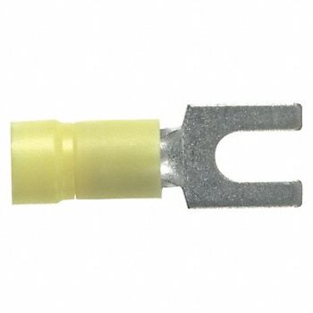 PANDUIT Fork Term Yellow #8 14 to 10 AWG PK50, 39CA04