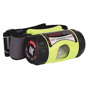 UNDERWATER KINETICS Industrial Headlamp LED Yellow, 39CD02