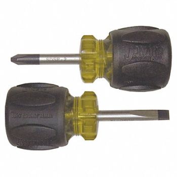 JONARD TOOLS Screwdriver Set Slotted/Phillips 2 pcs., 313G53
