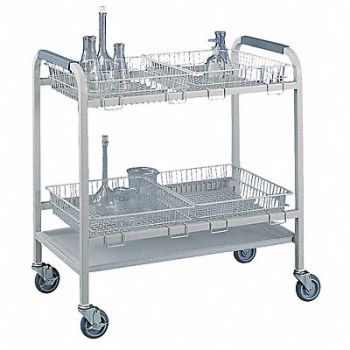 LABCONCO Laboratory Glassware Cart 4 Baskets, 39D534