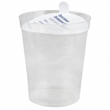 MEDICAL ACTION Specimen Container 192mL Wide PK500, 39D733