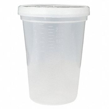 MEDICAL ACTION Specimen Container 236mL Wide PK100, 39D734
