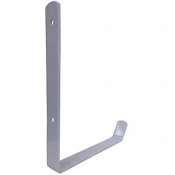 GRAINGER APPROVED Double Point Hook Steel 9 in H White, 39DL14