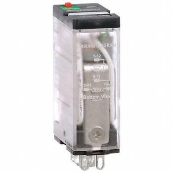 SCHNEIDER J2419 Gen Purpose Relay 5 Pin Square 120VAC, 39DL46