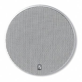POLY-PLANAR Outdoor Speakers White 2-39/64in.D PR, 39DN58