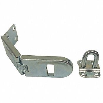 GRAINGER APPROVED Rotating Eye Hasp Zinc Plated 1-3/4inL, 39DZ84