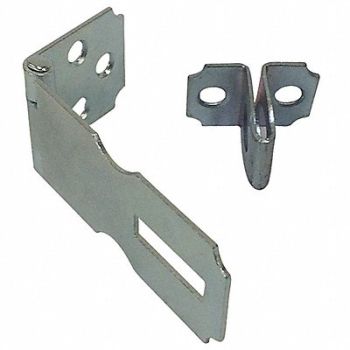 GRAINGER APPROVED Fixed Staple Hasp Zinc Plated 2 1/2 L, 39DZ88