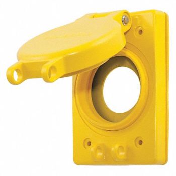 HUBBELL WIRING DEVICE-KELLEMS Watertight Cover For 30A Locking Recepta, 39DZ97