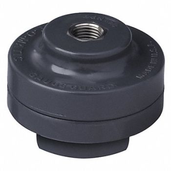 PLAST-O-MATIC Gauge Guard For 1/2 in FNPT PTFE Dia, 39E377
