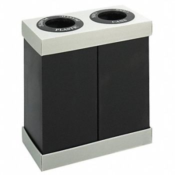 SAFCO Recycling Station Black 56 gal., 39E417