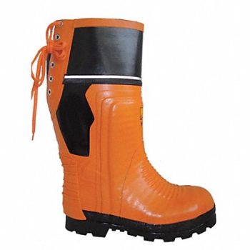 VIKING H0826 Rubber Boot Unisex 14 Knee Orange PR, 39E496