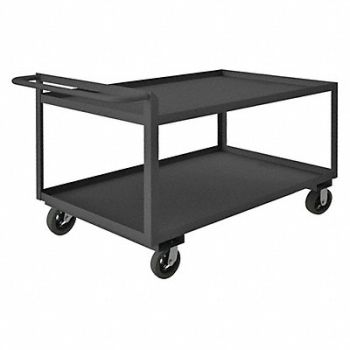 GRAINGER APPROVED Utility Cart 2 000 lb Steel, 39E629