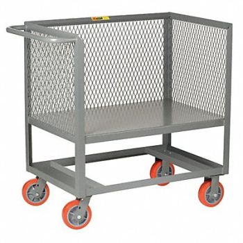 LITTLE GIANT Mesh Box Truck 40x24x53 Gray, 39E648