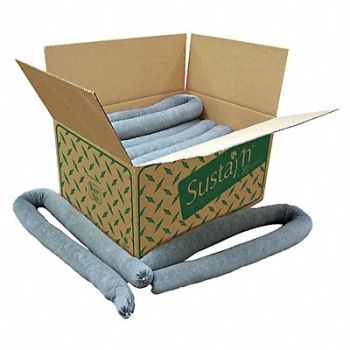 SUSTAYN BY SPILFYTER Absorbent Sock Universal 4 ft L PK15, 39E799