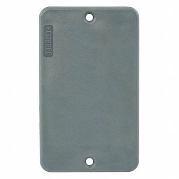 HUBBELL WIRING DEVICE-KELLEMS Watertight Cover For 1.36 In Dia Device, 39EA04
