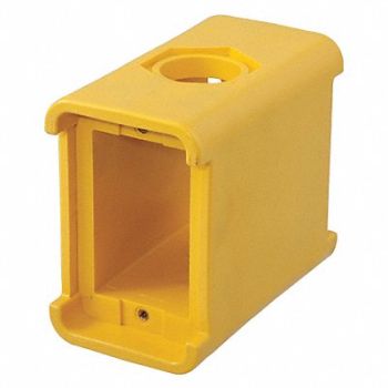 HUBBELL WIRING DEVICE-KELLEMS Portable Outlet Box 1 Hub Thermoplastic, 39EA11