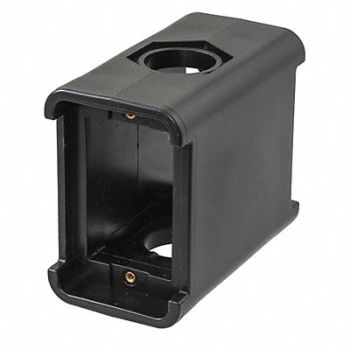 HUBBELL WIRING DEVICE-KELLEMS Portable Outlet Box 2Gang Thermoplastic, 39EA14