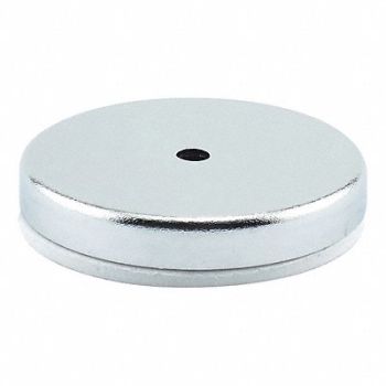 GENERAL Shallow Pot Magnet Ceramic 20 lb Pull, 39EP52