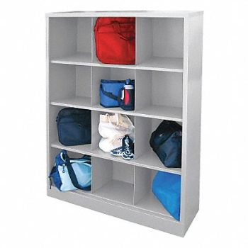 SANDUSKY Cubbie Cabinet 18inx66inx46in #Cmpmt 12, 39EY45