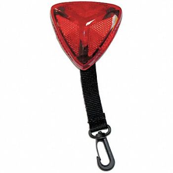 RAILHEAD GEAR Warning Light Red LED 2 AA Batteries, 39F072