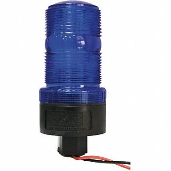 RAILHEAD GEAR Warning Strobe Blue LED 12 to 90VDC, 39F096