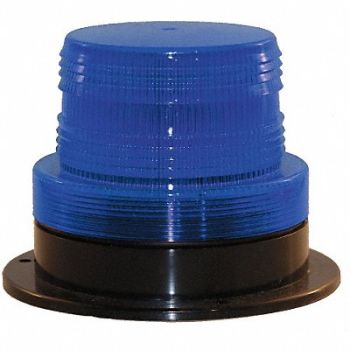RAILHEAD GEAR Warning Strobe Blue LED 12 to 90VDC, 39F101