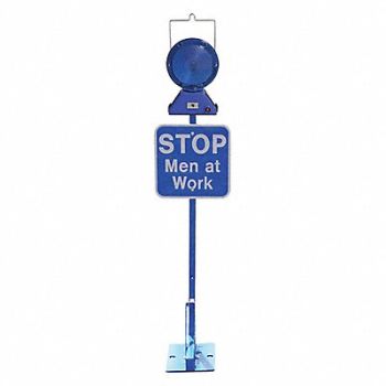 RAILHEAD GEAR Permanent Mount Flag Blue LED, 39F114