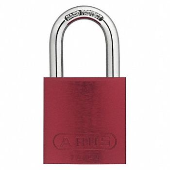 ABUS KD Red Charted 1-1/2 W/Number Key/Lock, 39F210