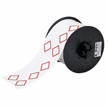 BRADY BBP31 Thermal Label GHS L4A Diamond, 39F436