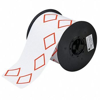 BRADY BBP31 Thermal Label GHS L4A Diamond, 39F442