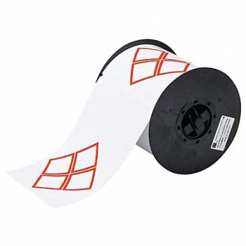 BRADY Thermal Transfer Label 4x6 L4B Diamond, 39F443