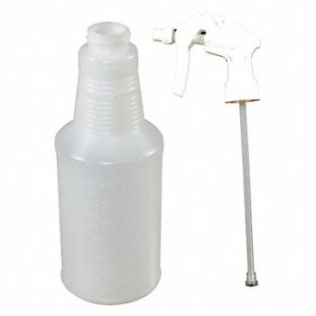 IMPACT Trigger Spray Bottle 16oz 10 3/8 H Clear, 39FC97