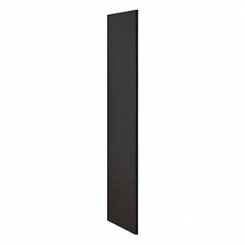 SALSBURY INDUSTRIES End Panel Black 72inH x 21inW x 3/4inD, 39FE82