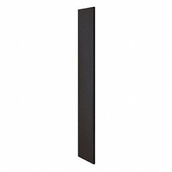 SALSBURY INDUSTRIES End Panel Black 72inH x 18inW x 3/4inD, 39FF06