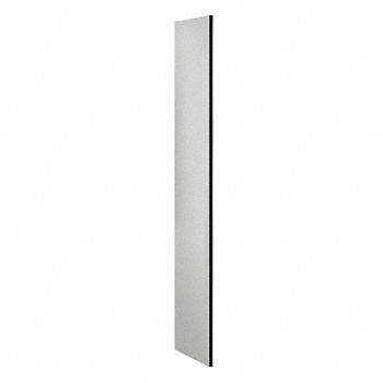 SALSBURY INDUSTRIES End Panel Gray 72inH x 18inW x 3/4inD, 39FF09